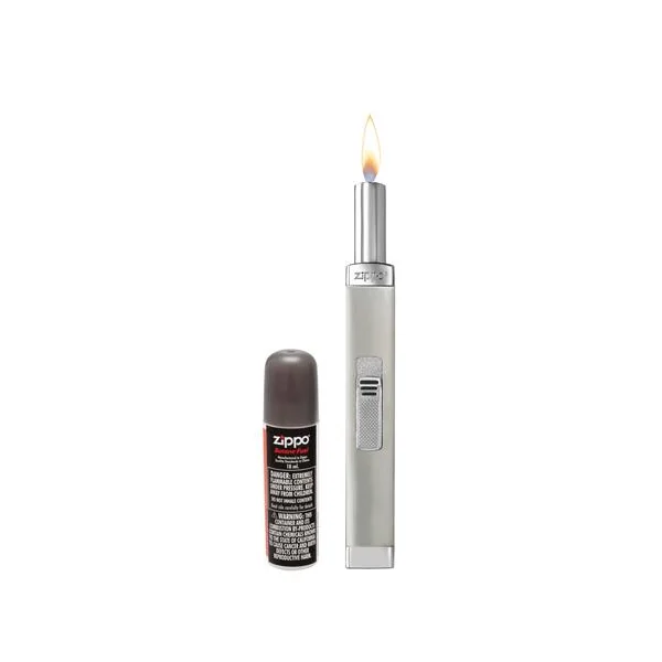Zippo Chrome Candle Lighter with Butane Canister - Image 2