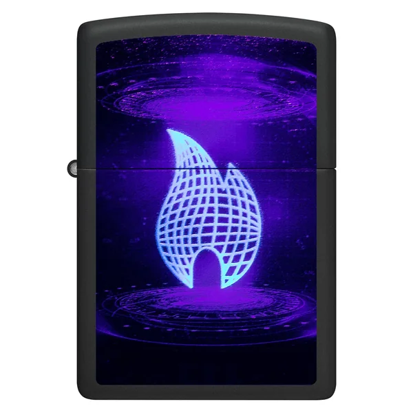 Zippo Lighter - Black Light UFO - Image 2