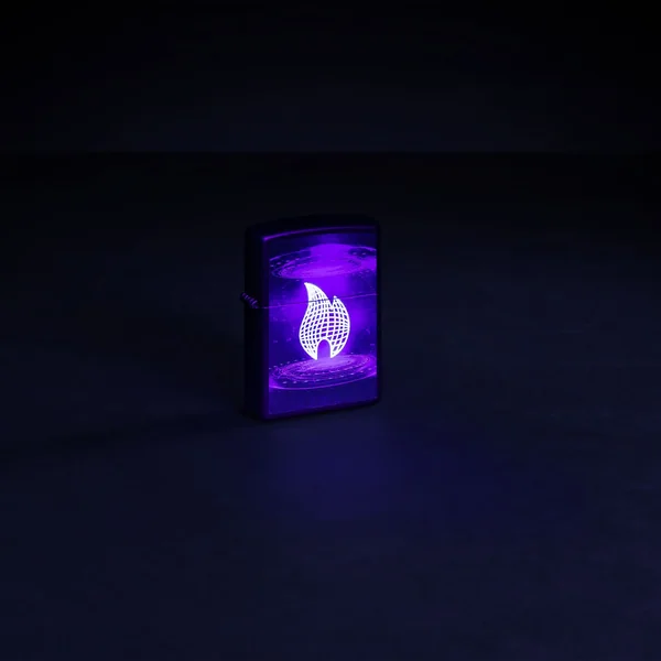 Zippo Lighter - Black Light UFO - Image 3
