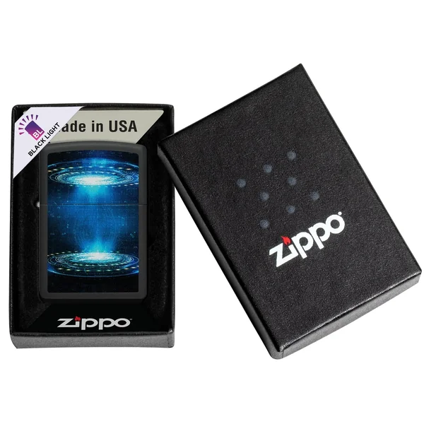 Zippo Lighter - Black Light UFO - Image 4