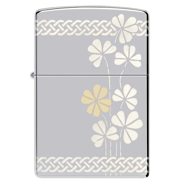 Zippo Lighter - Celtic Knot Clovers