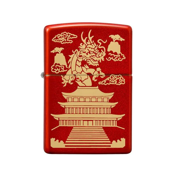 Zippo Lighter - Chinese Towering Dragon