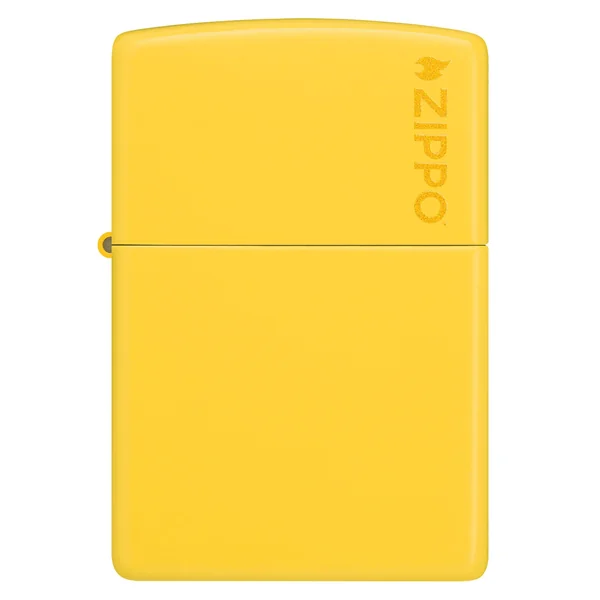 Zippo Lighter - Classic Sunflower w/ Zippo Logo