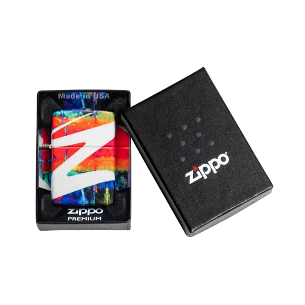 Zippo Lighter - Drippy Z Design - Image 2