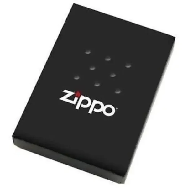 Zippo Lighter - Flag & Dog Tag Street Chrome - Image 2