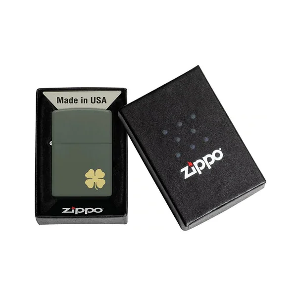 Zippo Lighter - Four Leaf Clover - Image 2