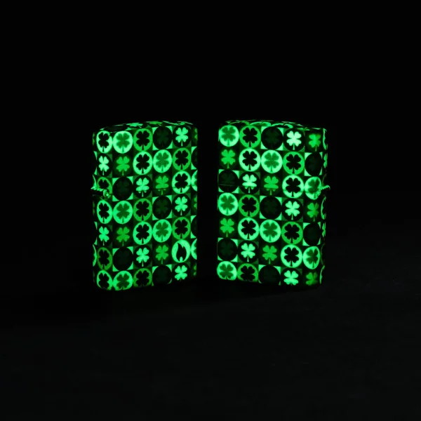 Zippo Lighter - Four Leaf Clovers - Image 3