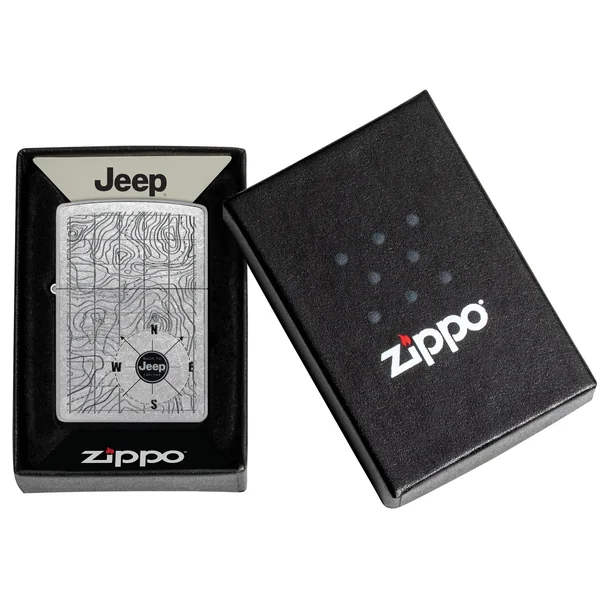 Zippo Lighter - Jeep Topographical Map - Image 2