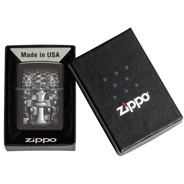 Zippo Lighter - Queen Commands Chess - Image 2