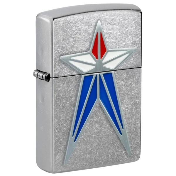 Zippo Lighter - Red, White & Blue Star