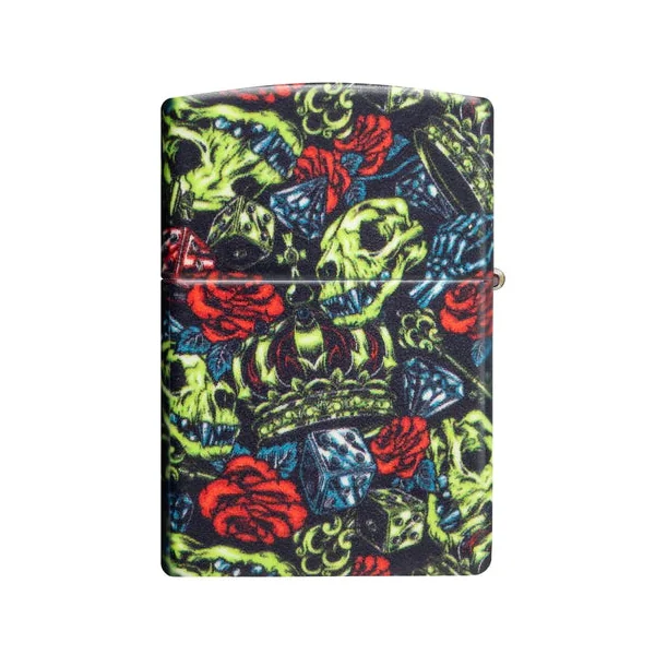 Zippo Lighter - Skull Crown