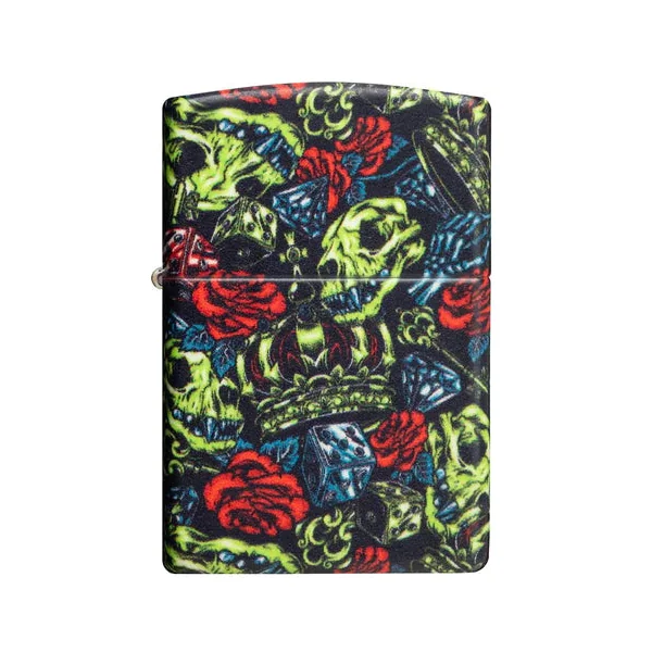 Zippo Lighter - Skull Crown - Image 2