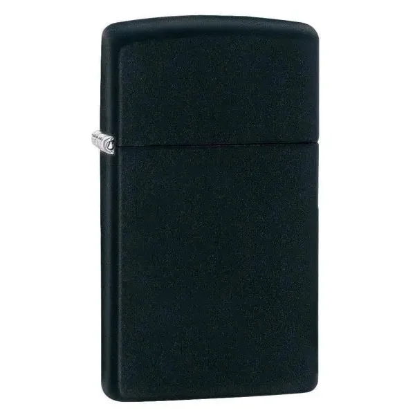 Zippo Lighter - Slim Black Matte