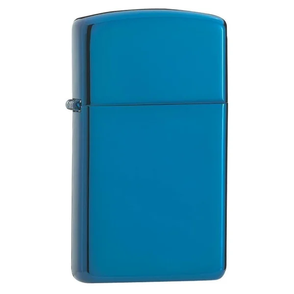 Zippo Lighter - Slim High Polish Blue