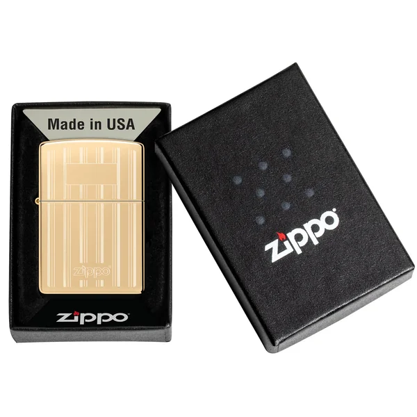Zippo Lighter - Sophisticated Pinstripes - Image 2
