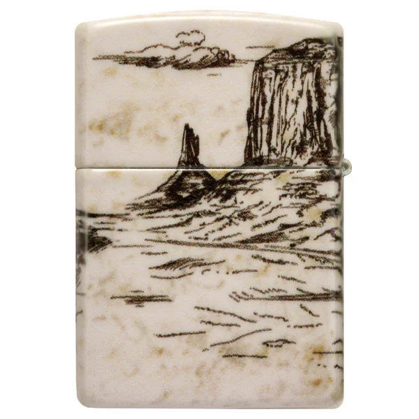 Zippo Lighter - Wild West Scene - Image 2