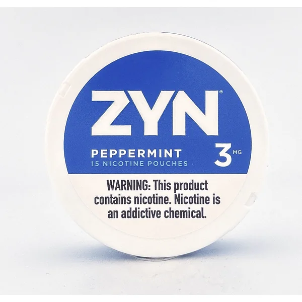 ZYN NICOTINE POUCHES / PEPPERMINT / 03MG / 15PCS